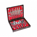 Набор столовых приборов 52 предмета Павловский завод им. Кирова М-3 ХР Тройка в дер. дипломате