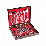 Павловский завод им. Кирова Набор столовых приборов 47 предметов М-3 Тройка в дер. дипломате