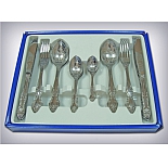 Набор столовых приборов 30 предметов Павловский завод им. Кирова М-3 ХР Тройка