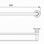 Полотенцедержатель двойной 60 см. Corsica, CO42532 №1