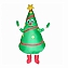 Надувной маскарадный костюм Новогодняя Елка, Рождественское дерево №1