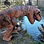 Надувной маскарадный костюм Тирранозавр коричневый динозавр №6