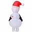 Надувной маскарадный костюм Снеговик Новогодний Рождественский №3