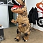 Надувной маскарадный костюм Тирранозавр коричневый динозавр №3