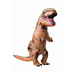 Надувной маскарадный костюм Тирранозавр коричневый динозавр
