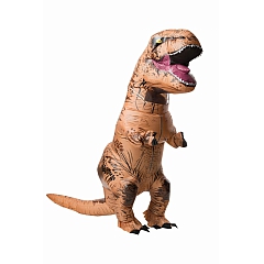 Надувной маскарадный костюм Тирранозавр коричневый динозавр