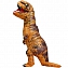 Надувной маскарадный костюм Тирранозавр коричневый динозавр №2
