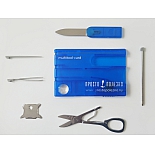 Карта-мультитул многофункциональная Просто-Полезно синяя 12 предметов