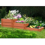 Ограждение Мастер Сад Садовая доска Плюс 2,2 м, высота 13 см, терракот