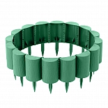 Ограждение Садовый конструктор зеленый Мастер Сад, высота 15 см, 3 м.