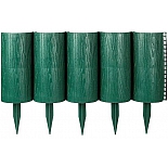 Ограждение Садовый конструктор зеленый Мастер Сад, высота 21 см, 3 м.