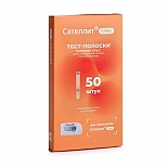 Тест-полоски Сателлит Плюс ПКГЭ-02.4 для глюкометра, 50 шт.