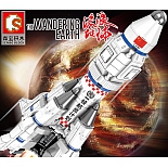 Игровой набор Sembo конструктор Ракета-носитель Космос, 107032, 444 шт.