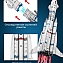 Игровой набор Sembo конструктор Ракета-носитель Космос, 107025, 332 шт. №7