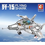 Игровой набор Sembo конструктор Самолет-Истребитель, 202037, 366 шт.