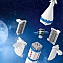 Игровой набор Sembo конструктор Космический корабль Космос, 203304, 885 шт. №3