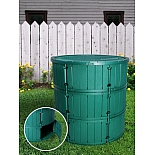 Компостер Бочка усиленный садовый с крышкой и дном Мастер Сад зеленый 950 л
