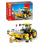 Конструктор игровой набор Sembo Block Асфальтоукладчик Дорожный каток SSR200AC-8H, 712021, 423 дет.