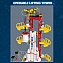 Конструктор игровой набор Sembo Block Космический корабль-ракетоноситель Запуск в Космос, 203336, 728 дет. №2
