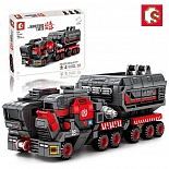 Конструктор игровой набор Sembo Block Вездеход-тягач грузовик, 107029, 748 дет.