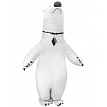 Костюм маскарадный надувной Белый Медведь-Мишка