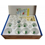 Набор банок для вакуумного массажа с магнитами (JK-5A) 24 шт.