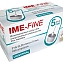 Иглы инъекционные IME-FINE №100 для инсулиновых шприц-ручек, 31G, диаметр 0,26 мм, длина 5 мм, 100 шт. №1