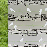 Пленка для окон самоклеящаяся витражная на клею UD-129 2,5х0,9 м