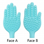 Массажер-шлепалка ударный Просто-Полезно Ладошка голубой